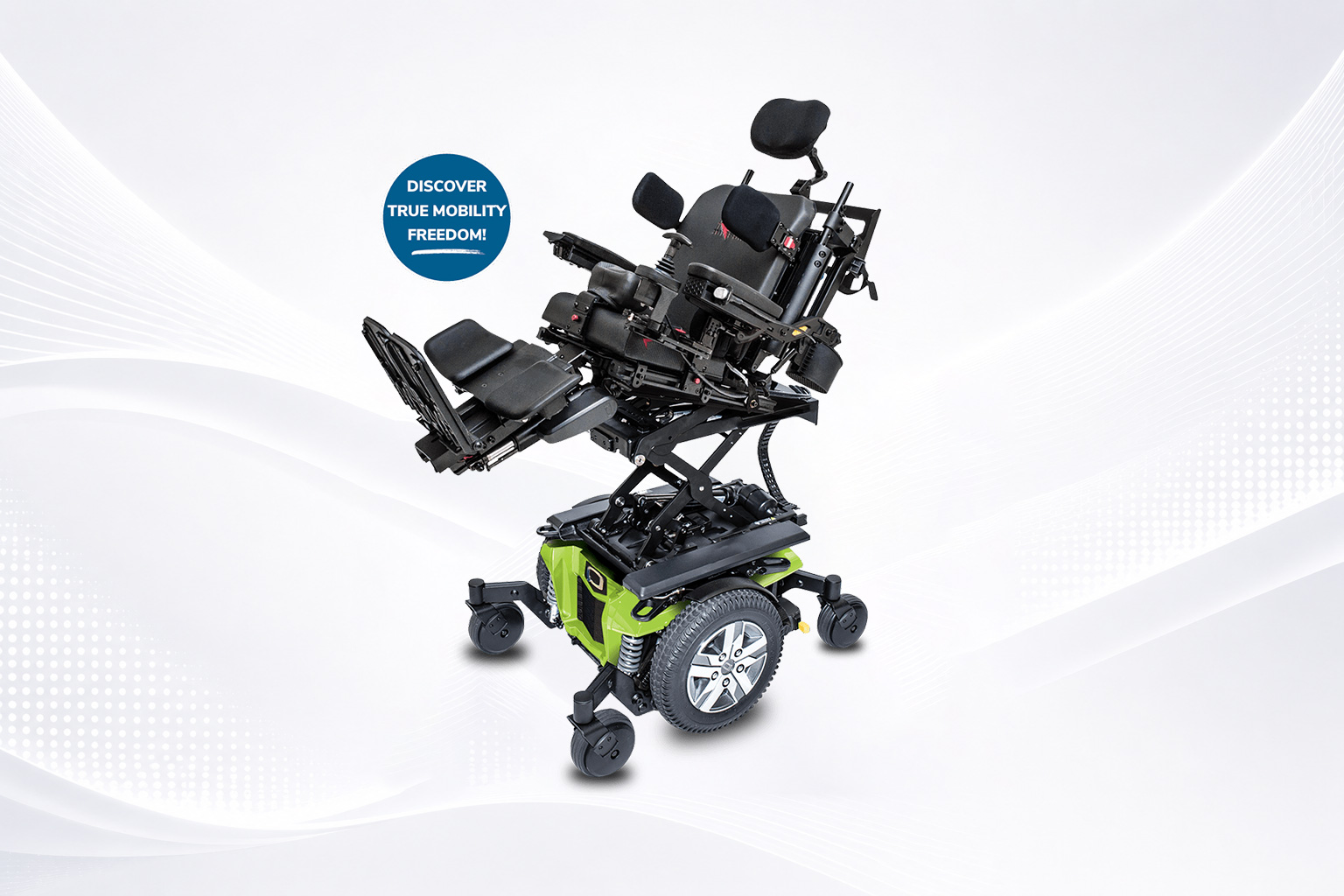 Wheelchair ready for patient mobility support